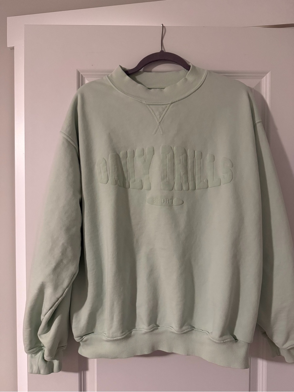 daily drills monochrome sweatshirt